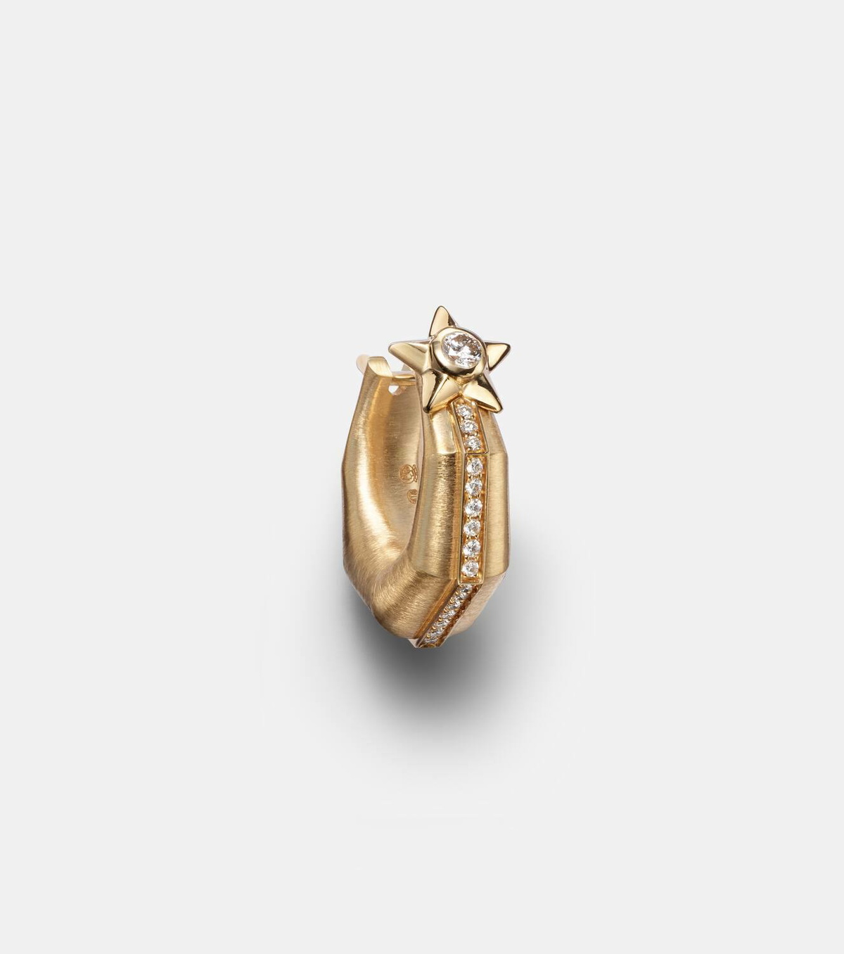 Marie Lichtenberg Baba Small 18kt gold single earring with diamonds