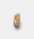 Marie Lichtenberg Baba Small 18kt gold single earring with diamonds