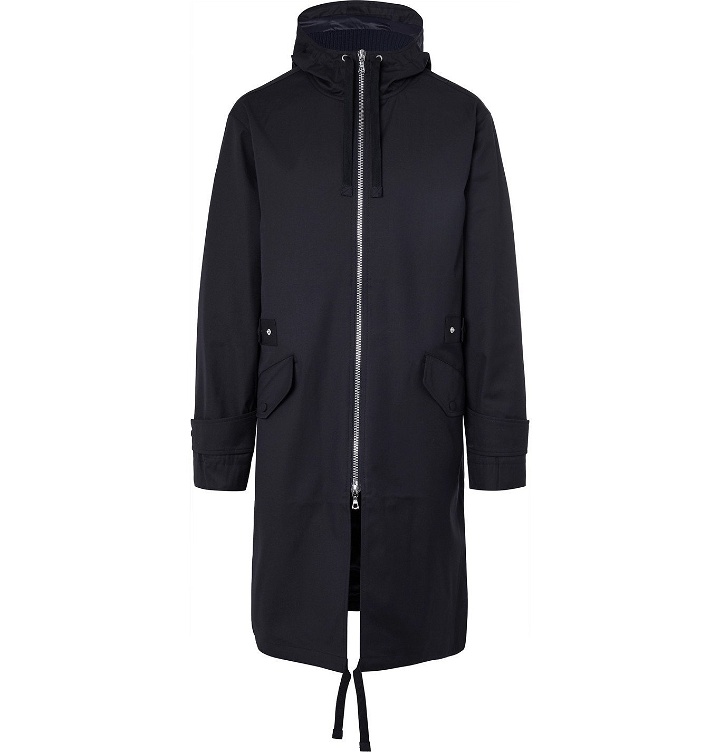 Photo: Officine Generale - Basil Water-Resistant Twill Parka - Blue