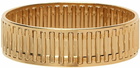 IN GOLD WE TRUST PARIS SSENSE Exclusive Gold Needle Cage Bracelet