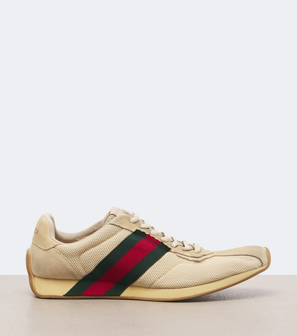 Gucci Gucci Tempo suede-trimmed sneakers