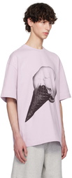 Jil Sander Pink Printed T-Shirt