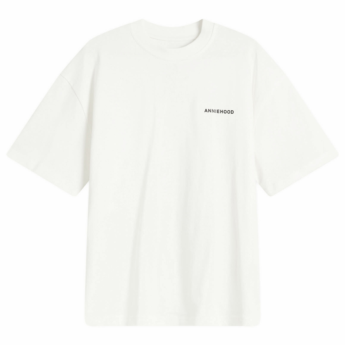 ANNIE HOOD Men's Mini Logo T-Shirt in White