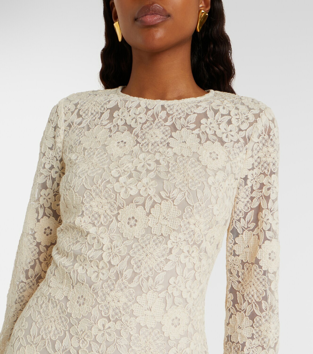 Veronica Beard Teresia embroidered tulle minidress