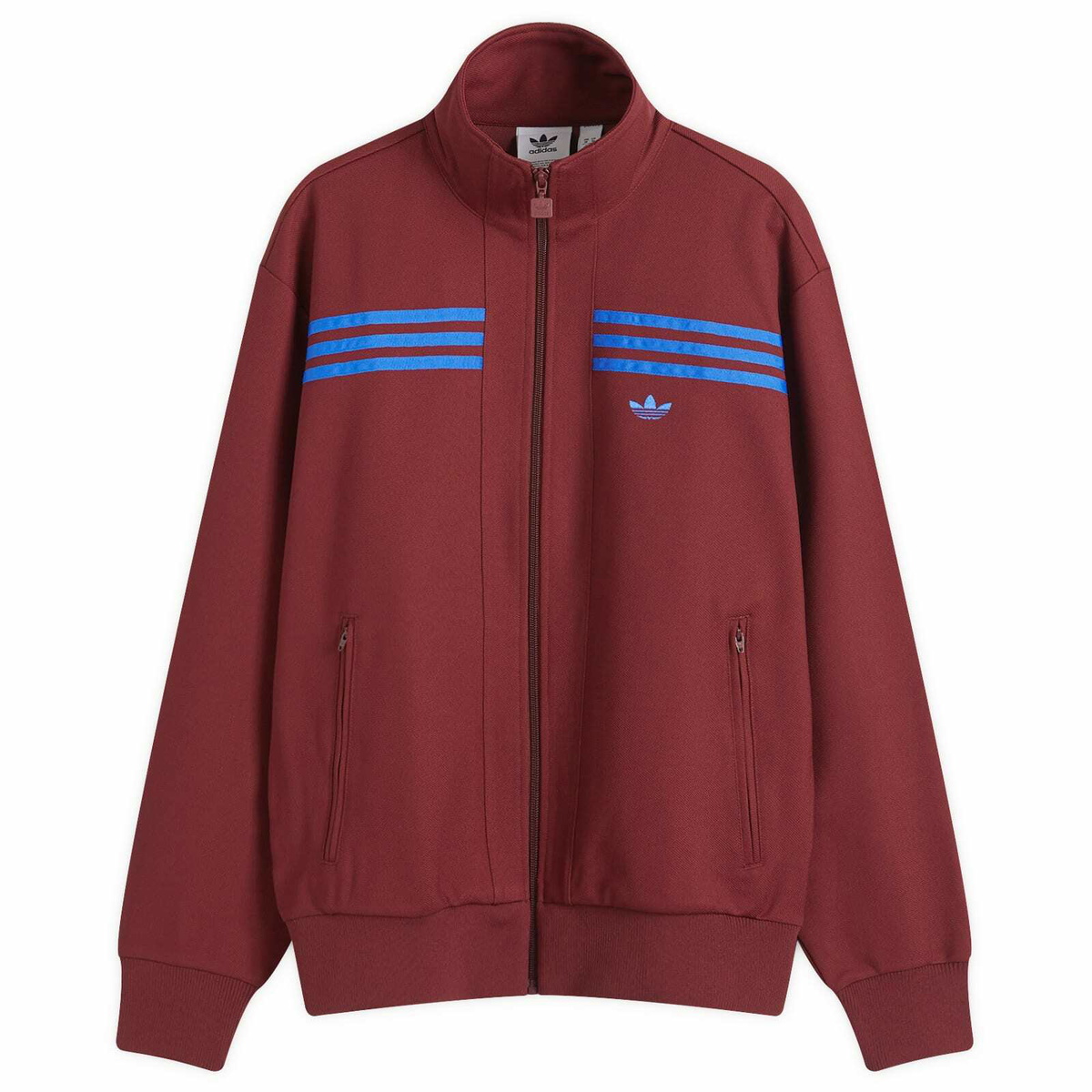 Adidas Men's Beckenbauer Track Top in Shadow Red