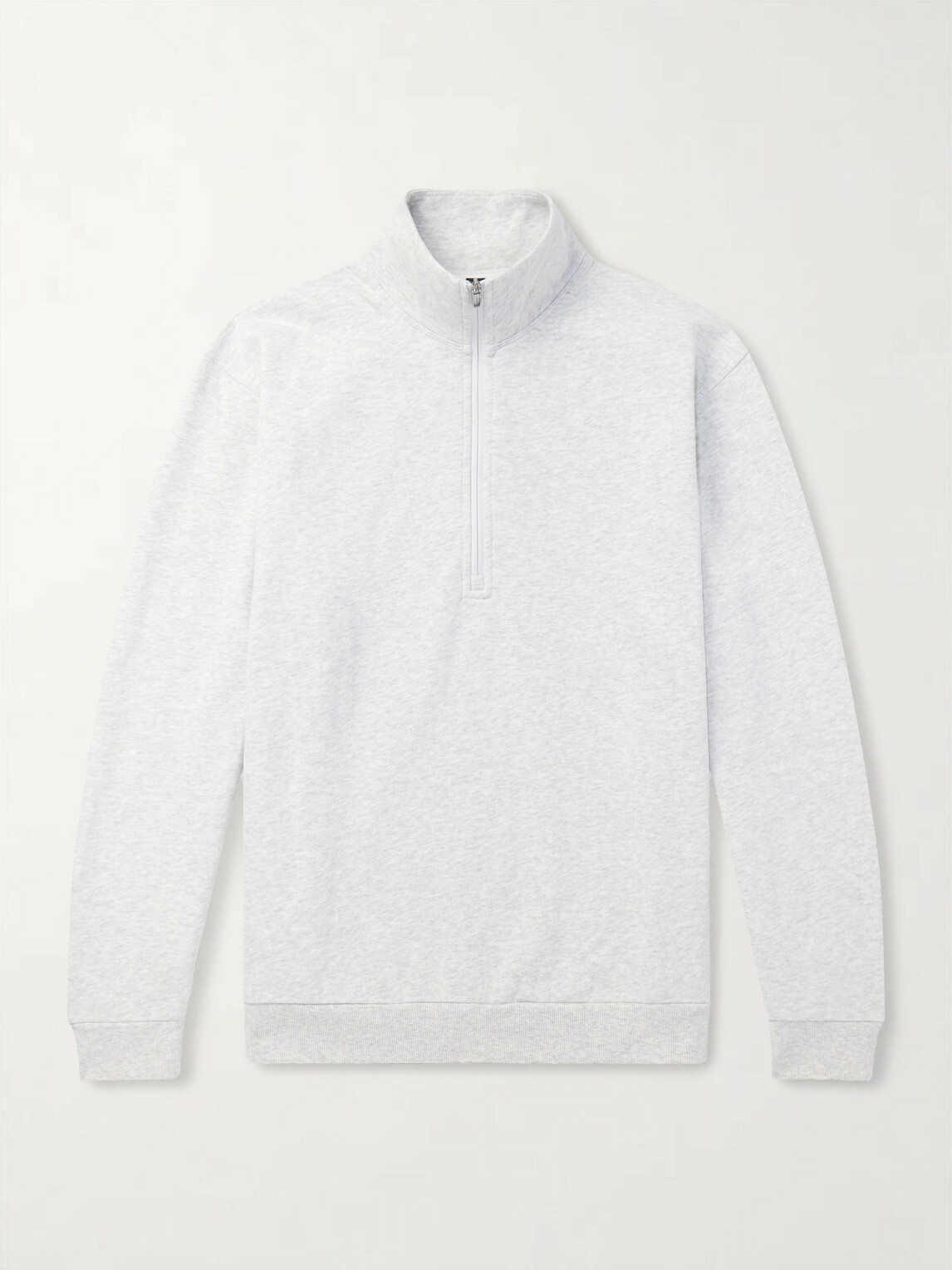 Lululemon - Steady State Cotton-Blend Jersey Half-Zip Sweatshirt - Gray