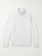 Lululemon - Steady State Cotton-Blend Jersey Half-Zip Sweatshirt - Gray