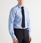 TOM FORD - Slim-Fit Prince of Wales Checked Cotton Shirt - Blue