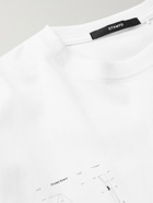 HAYDENSHAPES - Arsham Stampd Eroded Printed Cotton-Jersey T-Shirt - White