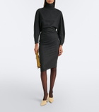 Khaite Colleen leather pumps