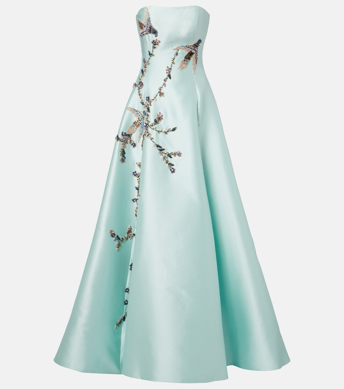 Costarellos Mavia embellished bustier gown
