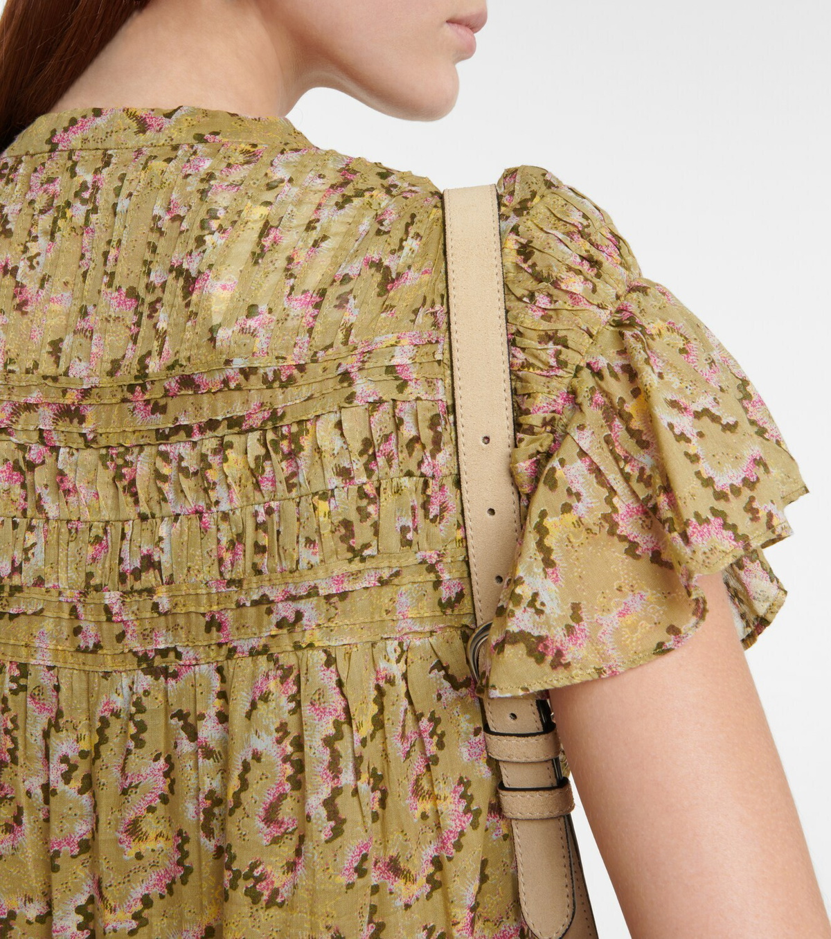 Marant Etoile Lanikazi printed cotton minidress Isabel