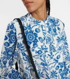 A.P.C. Aubrey floral linen-blend blouse