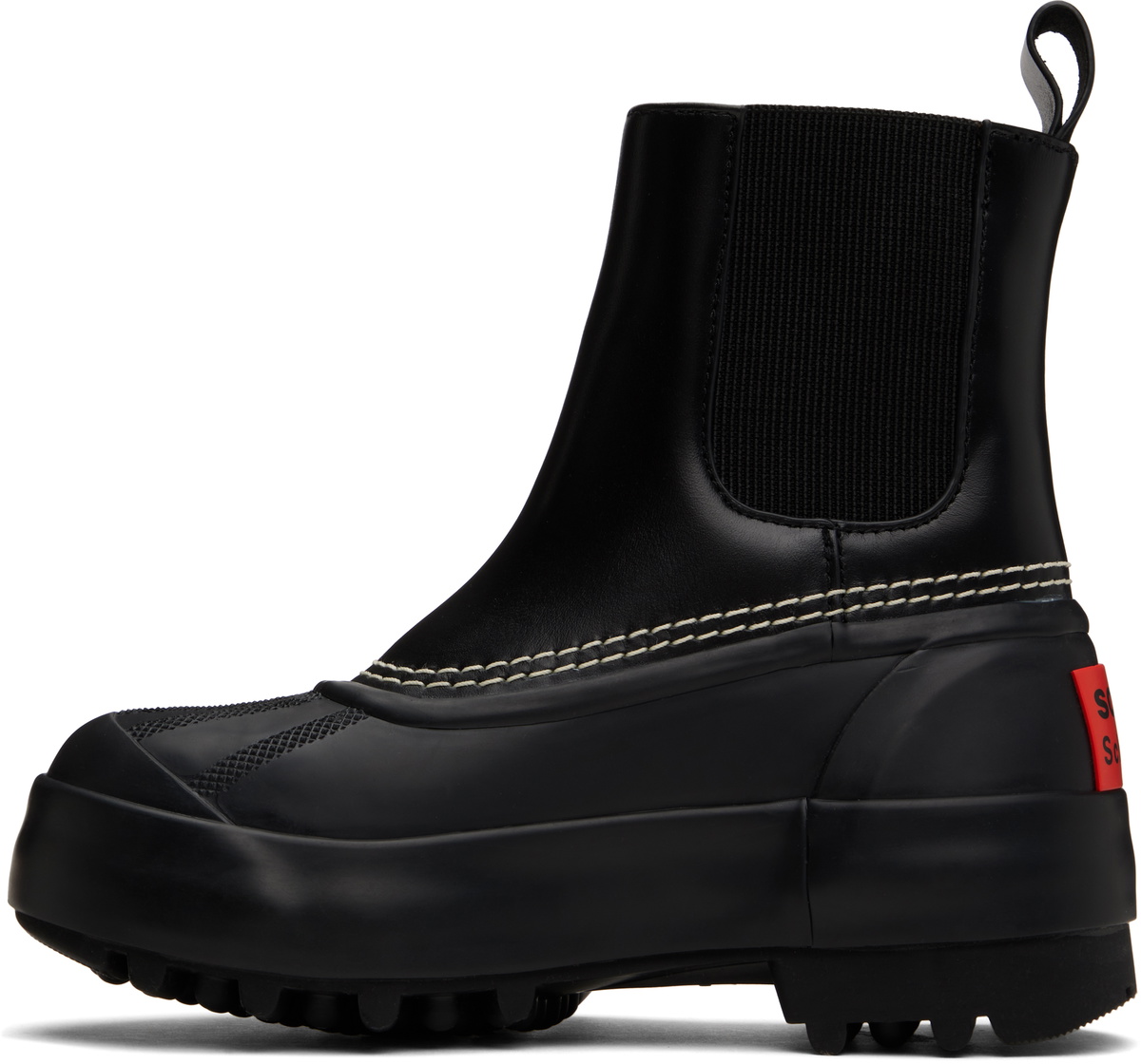 Proenza Schouler Black SOREL Edition Caribou Chelsea Boots