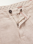 MASSIMO ALBA - Wally Linen Shorts - Neutrals