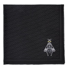 Fendi Black Forever Fendi Super Bugs Scarf