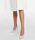 Gianvito Rossi - Bridal Liliane 105 lace pumps