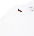 Altea - Embroidered Cotton-Jersey T-Shirt - White