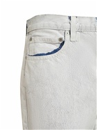 MAISON MARGIELA - Cracked Paint Cotton Denim Jeans