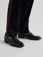 GUCCI - Logo-Detailed Leather Loafers - Black