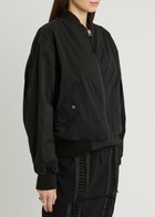 Helmut Lang MA1 Stretch-cotton Bomber Jacket Black