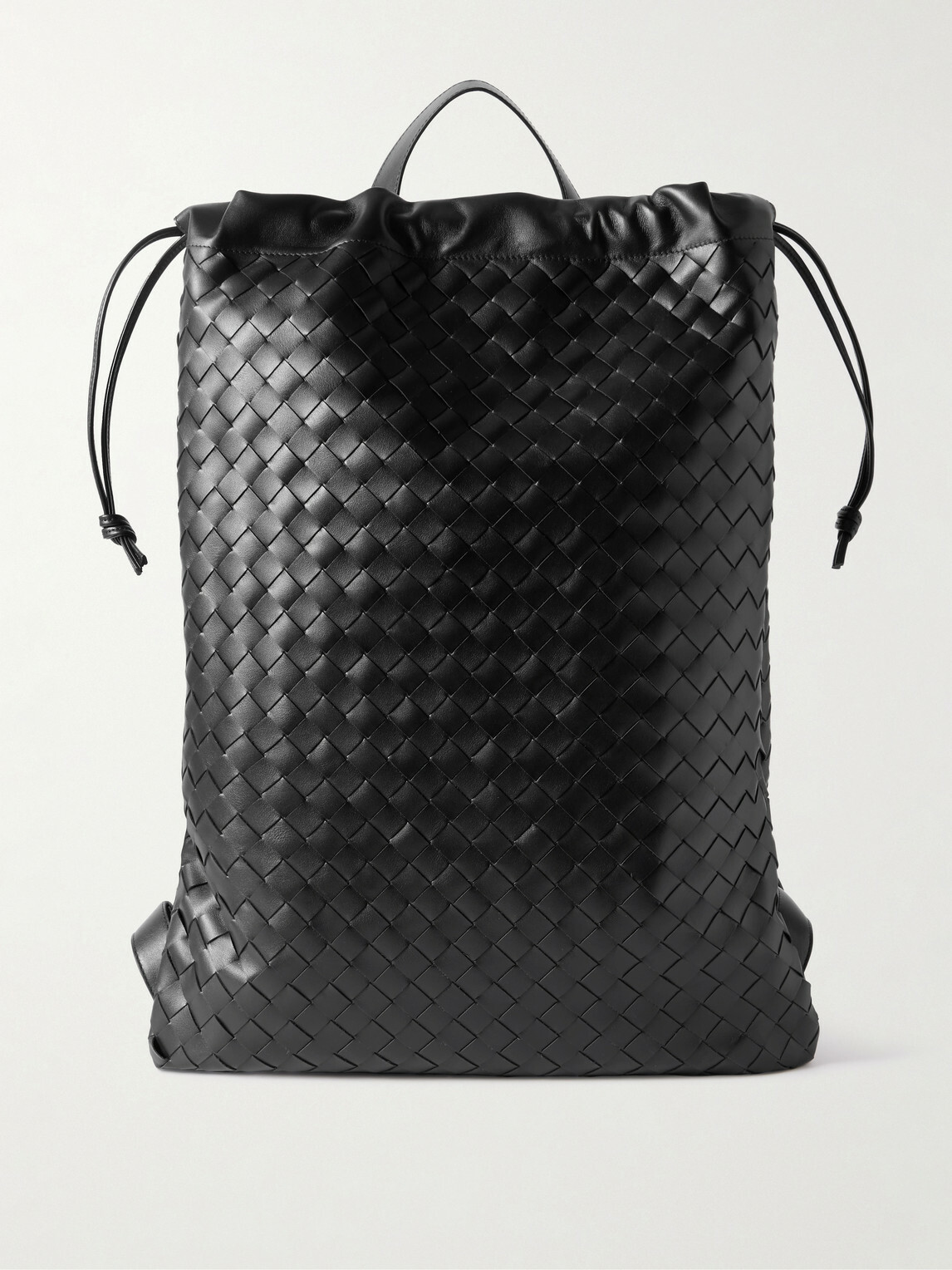 Bottega Veneta - Trail Intrecciato Leather Drawstring Backpack