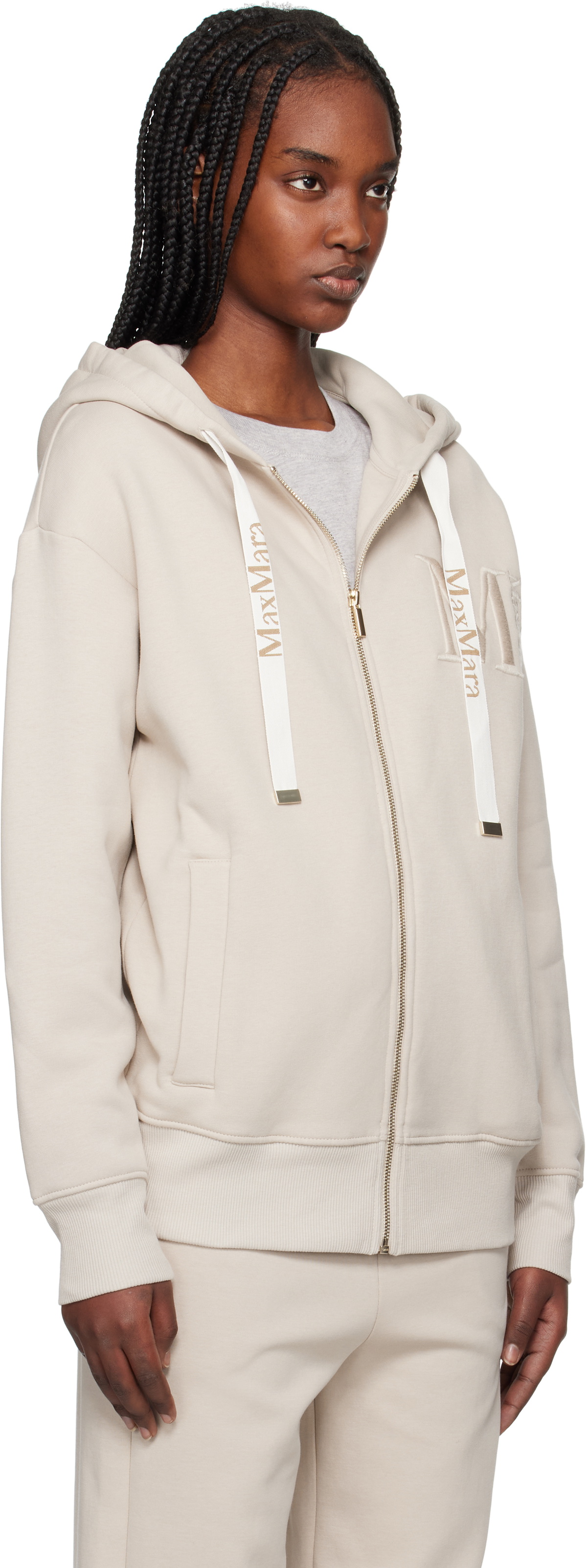 Max Mara Beige Pecos Hoodie