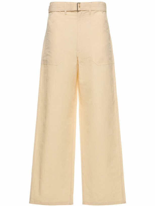 Photo: AURALEE Linen & Cotton Straight Pants