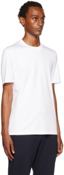 Brunello Cucinelli White Basic T-Shirt