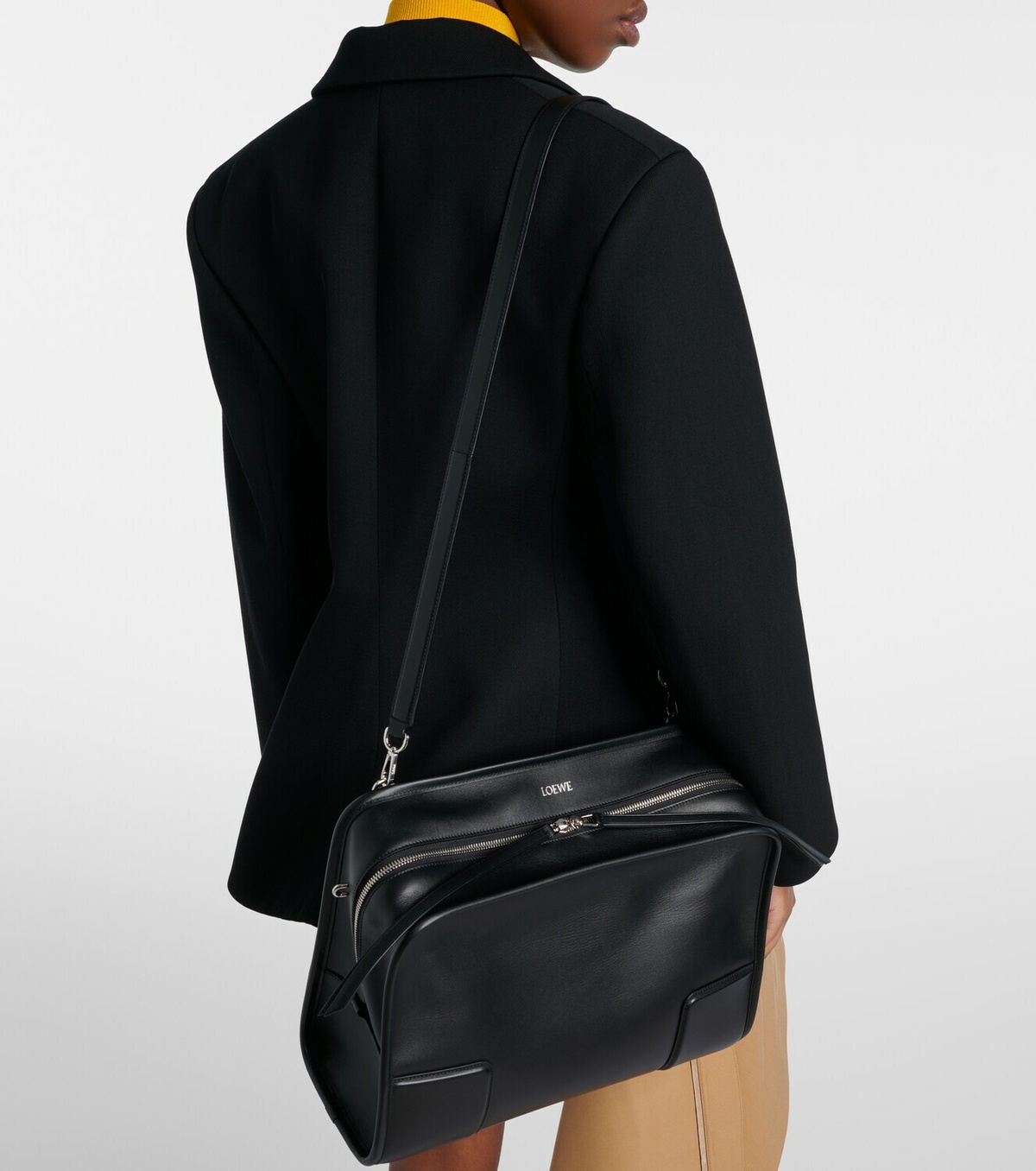Loewe Amazona 180 Large leather top-handle bag
