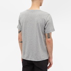 Saint Laurent Men's Classic Archive Logo T-Shirt in Grey Marl