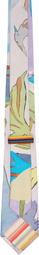 Paul Smith Multicolor Pastel 'River Collage' Tie