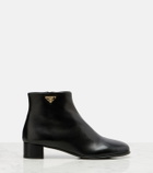Prada Leather ankle boots