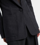 Nina Ricci Pinstripe wool-blend blazer