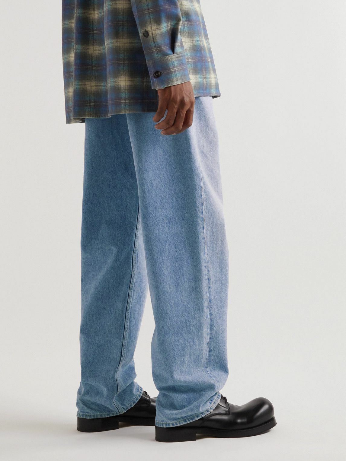 Bottega Veneta - Wide-Leg Bleached Jeans - Blue Bottega Veneta