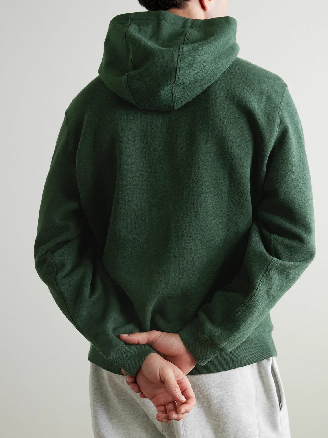 Lululemon - Steady State Cotton-Blend Jersey Hoodie - Green