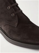 Gianvito Rossi - Cohen Suede Chukka Boots - Brown