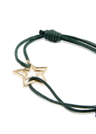 Aliita Star Cord Bracelet - Dark Green - One Size
