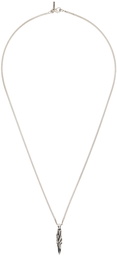 Emanuele Bicocchi SSENSE Exclusive Silver Dagger Necklace