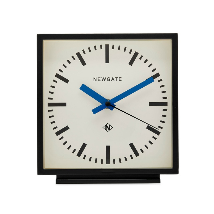 Photo: Newgate Clocks AMP Railway Mantel Clock in Blue 