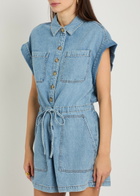Paige Maliah Denim Jumpsuit Light Blue