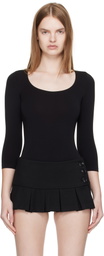 Wolford Black Tokio String Bodysuit