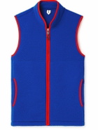 ARKET - Roy Recycled Fleece Gilet - Blue