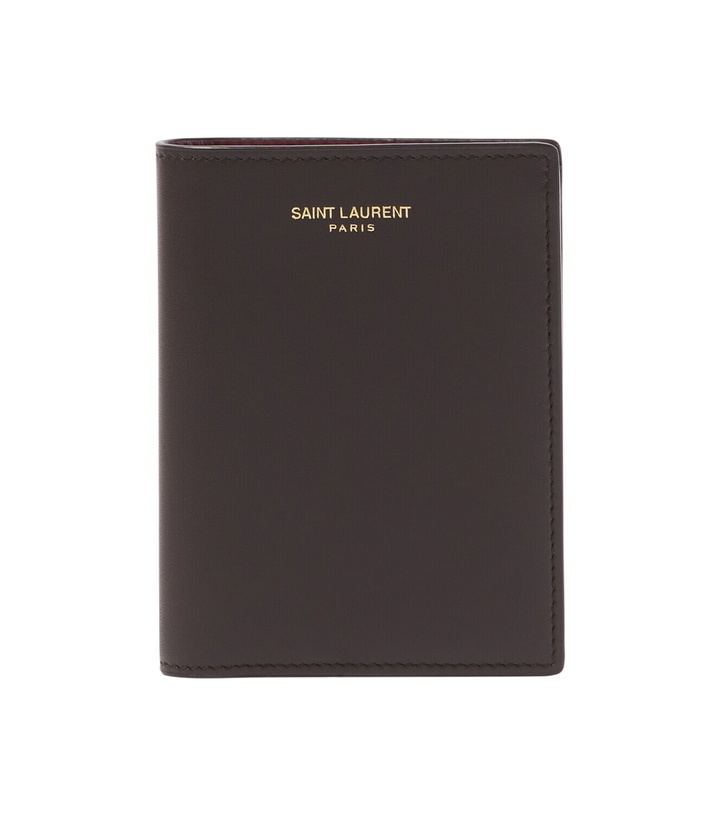 Photo: Saint Laurent Leather bifold wallet