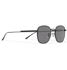 Bottega Veneta - Square-Frame Metal Sunglasses - Black