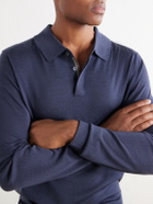 Paul Smith - Merino Wool Polo Shirt - Blue
