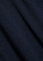 Boss Fine-knit Wool T-shirt Navy