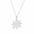 Alec Doherty Better Days Sun Pendant Necklace in Silver 