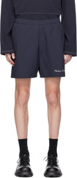 Palmes Navy Global Tennis Shorts