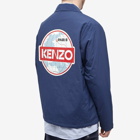 Kenzo Paris Men's Kenzo Globe Padded Coach Jacket in Midnight Blue